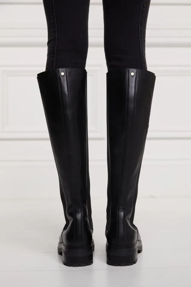 Women Boots Holland Cooper Astoria Knee Boot Black Women Boots Holland Cooper Astoria Knee Boot Black
