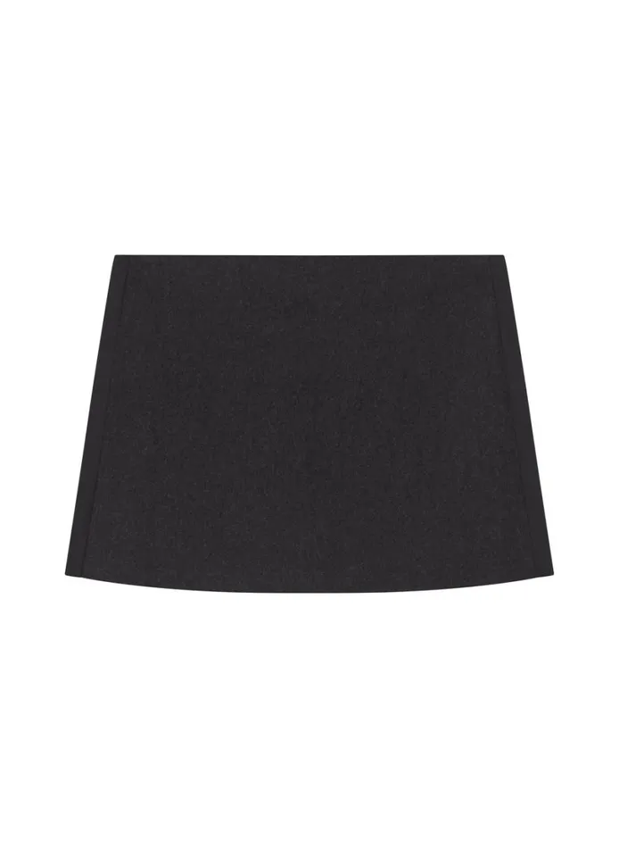 Women Bottoms ALC Edie Mini Tux Skirt Charcoalblack