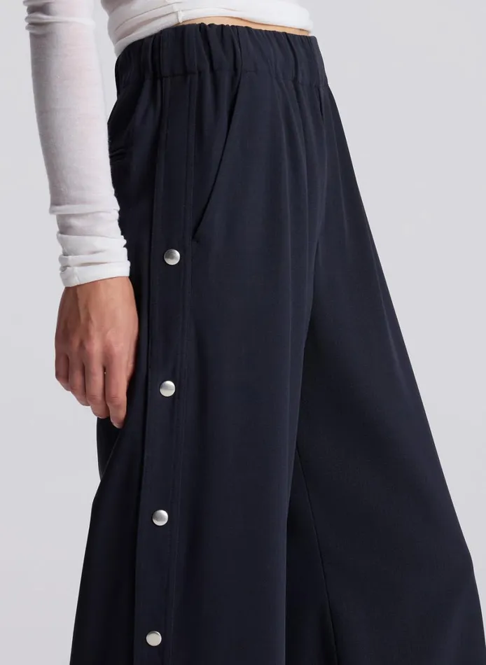 Women Bottoms ALC Jackson Snap Track Pant Evening Blue