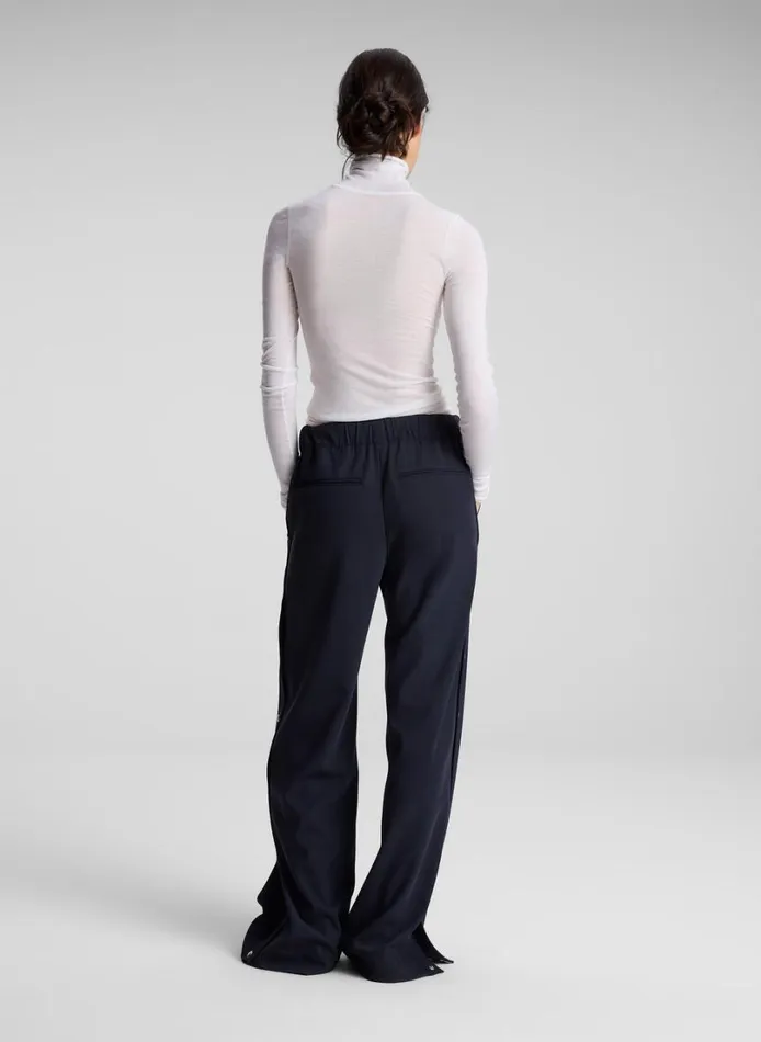 Women Bottoms ALC Jackson Snap Track Pant Evening Blue