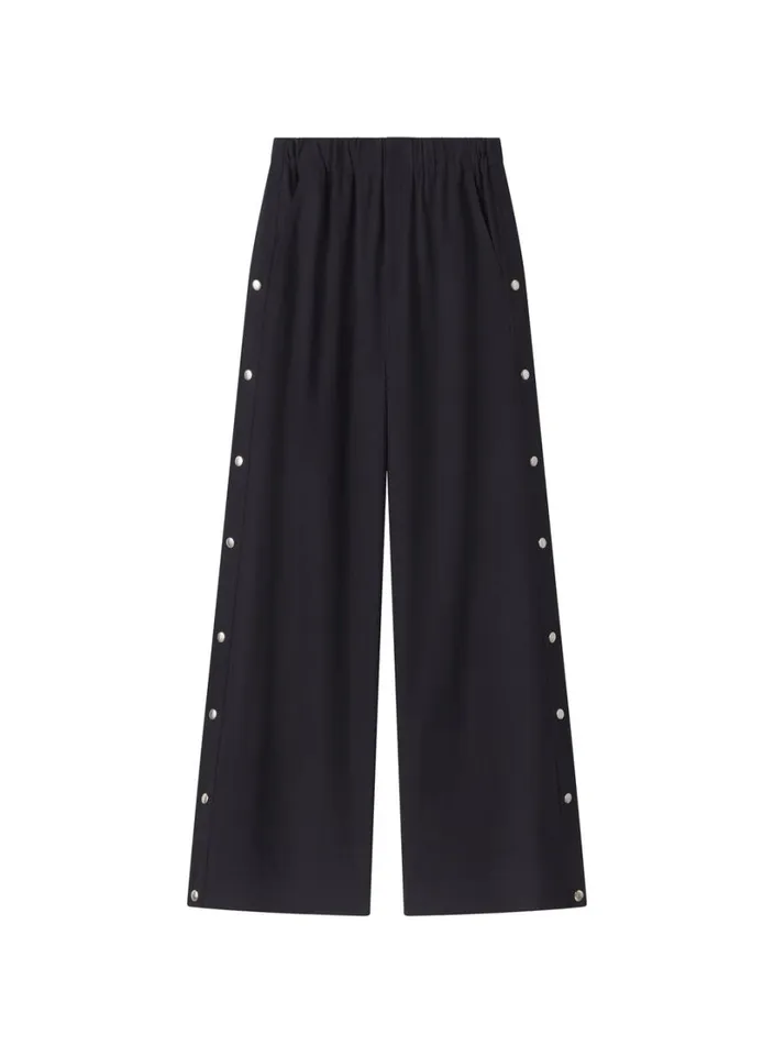 Women Bottoms ALC Jackson Snap Track Pant Evening Blue