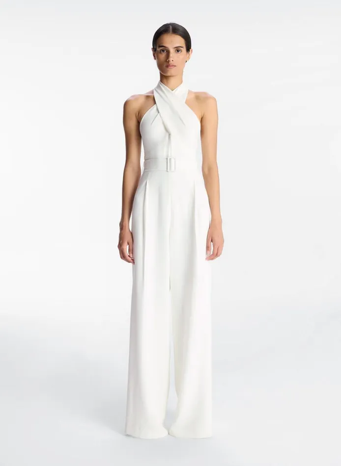 Women Bottoms ALC Murphy WideLeg Jumpsuit White
