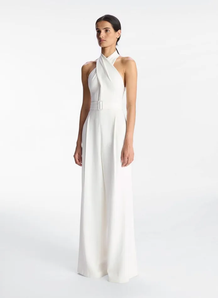 Women Bottoms ALC Murphy WideLeg Jumpsuit White