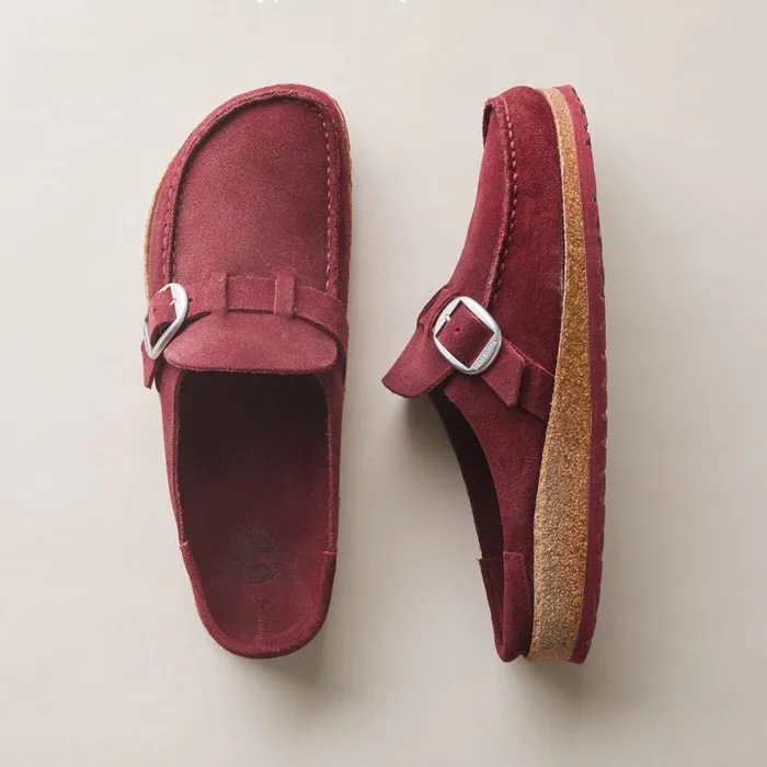 Women Buckley Slides Maroon Sundance Catalog Shoes Women Buckley Slides Maroon Sundance Catalog Shoes