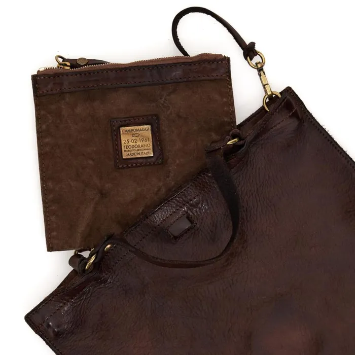 Women Calipso Brown Campomaggi ShoppersTote Bags Women Calipso Brown Campomaggi ShoppersTote Bags