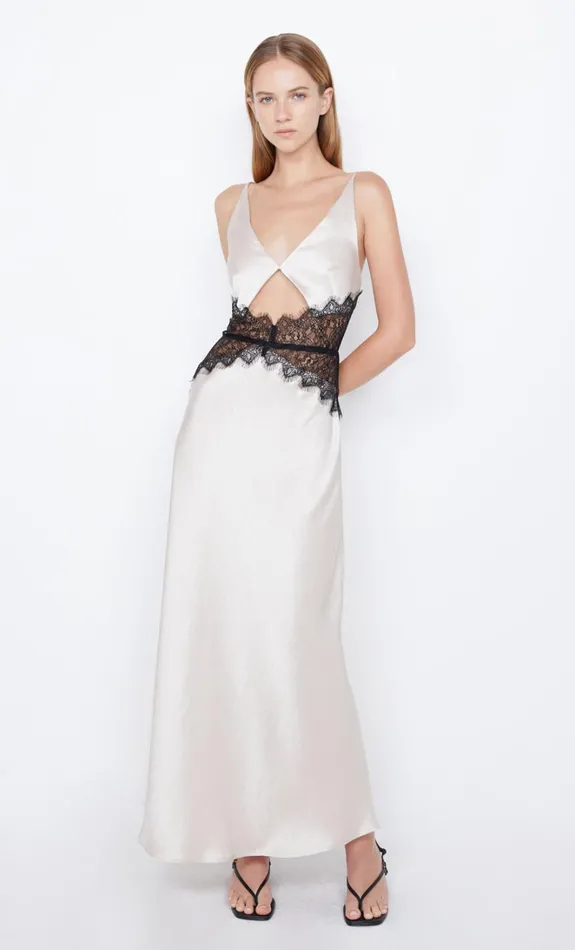 Women CAMILLE MAXI DRESS 8211 SANDBLACK Bec Bridge Wedding Guest