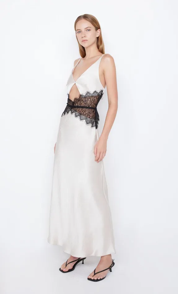 Women CAMILLE MAXI DRESS 8211 SANDBLACK Bec Bridge Wedding Guest