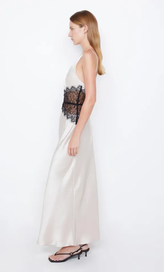 Women CAMILLE MAXI DRESS 8211 SANDBLACK Bec Bridge Wedding Guest