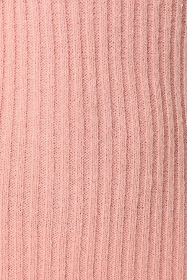 Women Camryn Puff Sleeve Knit Sweater Midi Dress Blush Sweater Dresses Petal and Pup