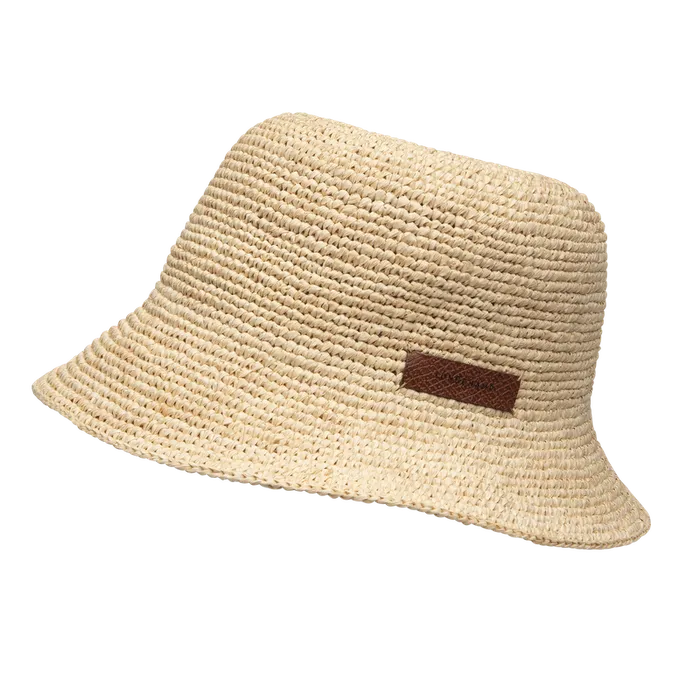 Women Caps and hats Longchamp Bucket hat Natural