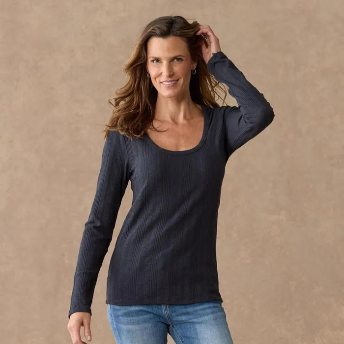 Women Cassity Long Sleeve Tee Black Sundance Catalog Tops Women Cassity Long Sleeve Tee Black Sundance Catalog Tops