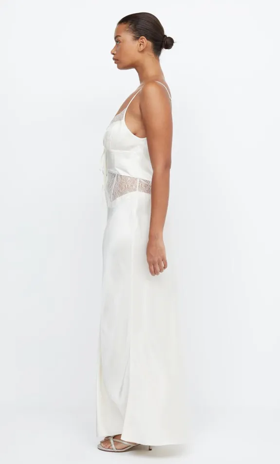 Women CELINE TIE MAXI DRESS 8211 CREAMCREAM Bec Bridge Maxi Dresses