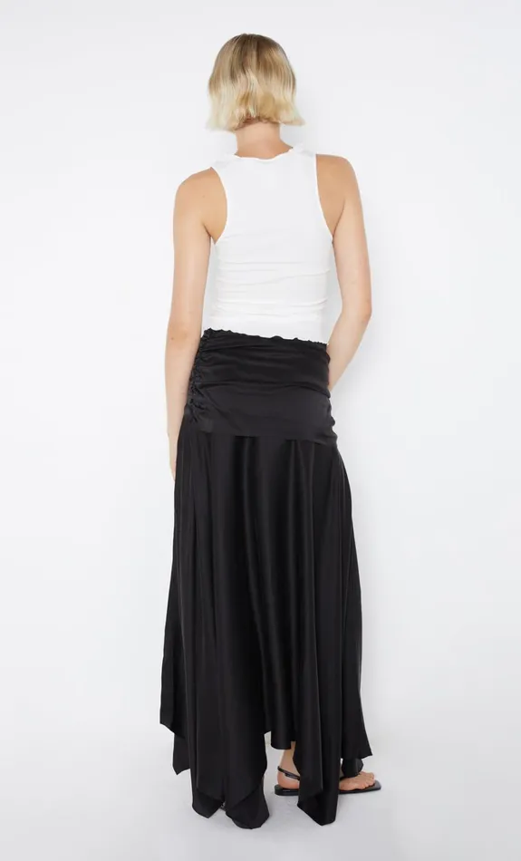 Women CHANTILLY SILK RUCHED SKIRT 8211 BLACK Bec Bridge Skirts
