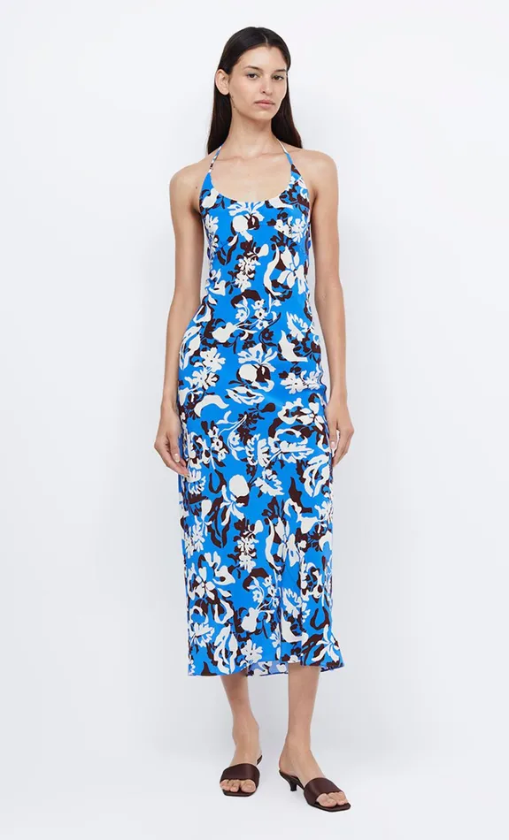 Women CLARISSE HALTER MAXI DRESS 8211 BLUE LAGOON Bec Bridge Maxi Dresses
