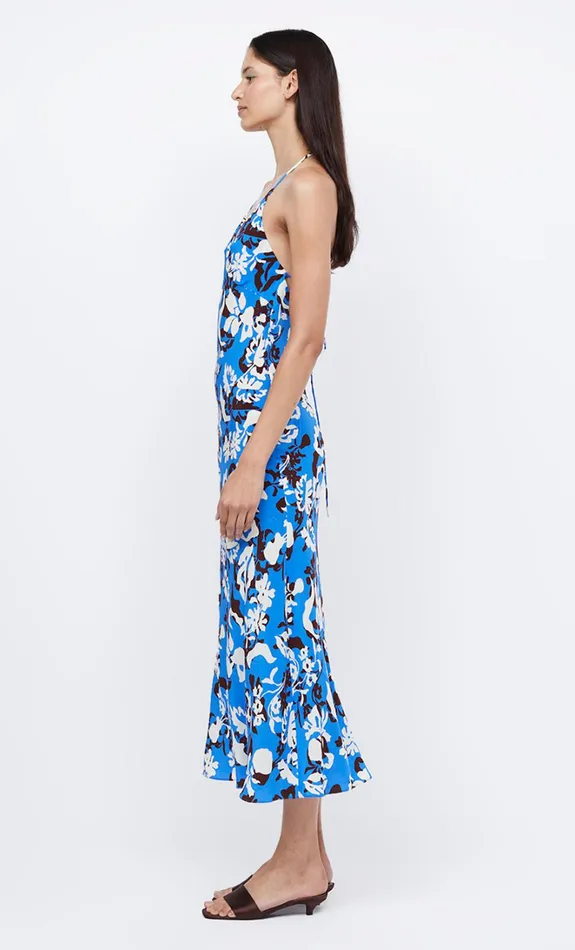 Women CLARISSE HALTER MAXI DRESS 8211 BLUE LAGOON Bec Bridge Maxi Dresses