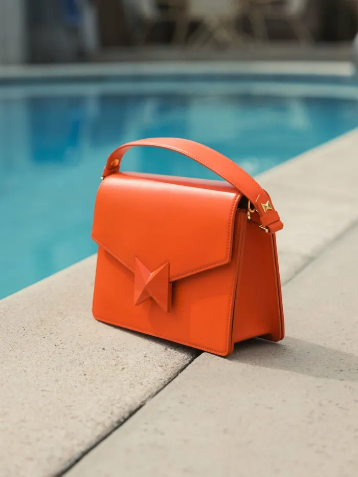 Women Classic Sunset Leather Medium Shoulder Bag with Detachable Strap Sunset Shoulder Bags Mac Duggal
