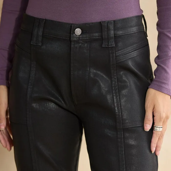 Women Coated Bronte Cargo Pants Petite Black Sundance Catalog Petite Styles Women Coated Bronte Cargo Pants Petite Black Sundance Catalog Petite Styles
