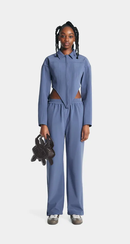 Women Country Blue Sia Trackpants Daily Paper Pants Women Country Blue Sia Trackpants Daily Paper Pants