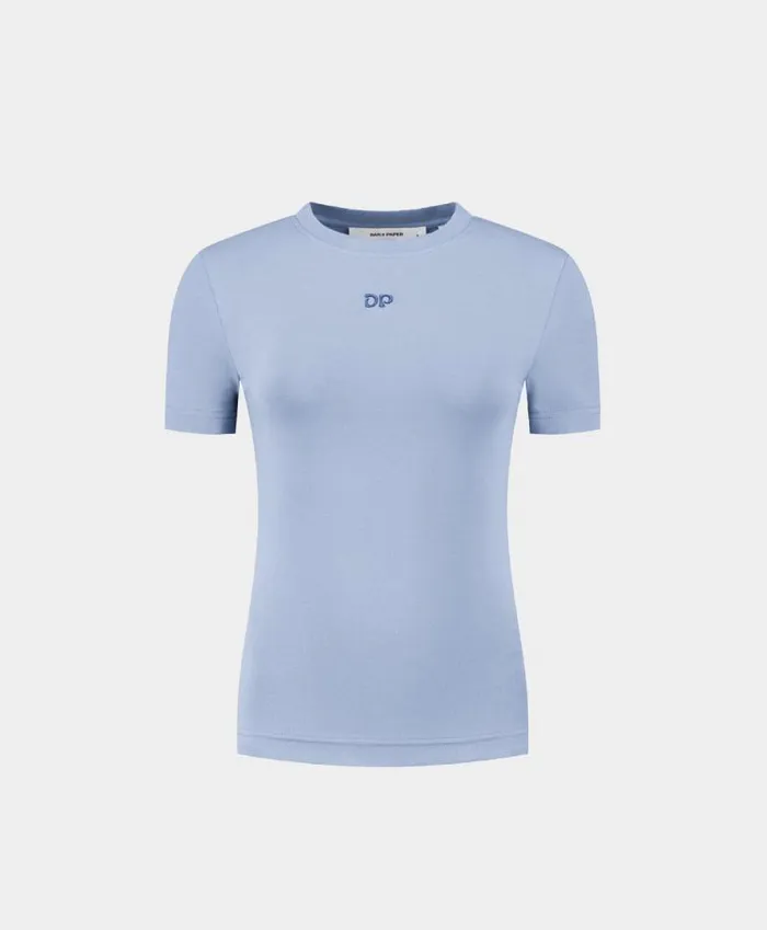 Women Country Blue Unit Fitted TShirt Daily Paper TShirts