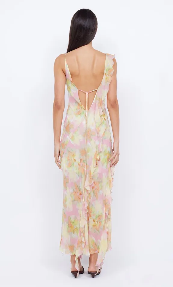 Women COURTNEY FRILL MAXI DRESS 8211 PINK BLOSSOM Bec Bridge Maxi Dresses