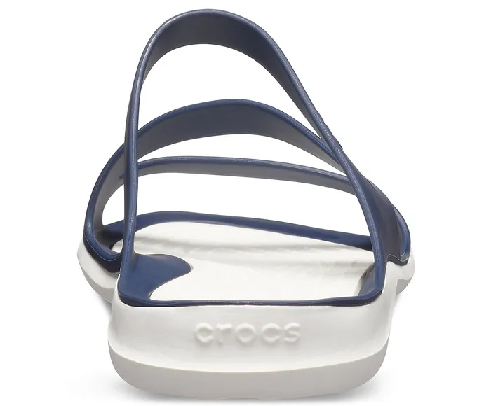Women Crocs Swiftwater Sandal Navy White Sandals