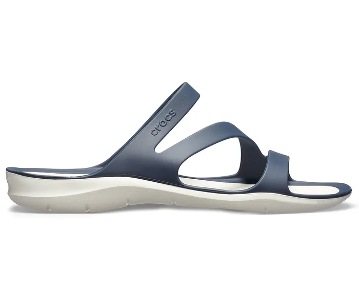 Women Crocs Swiftwater Sandal Navy White Sandals