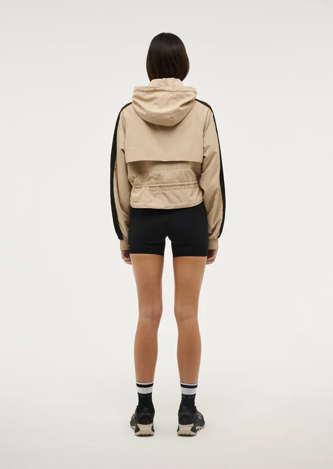 Women CROPPED MAN DOWN JACKET IN SESAME Jackets PE Nation
