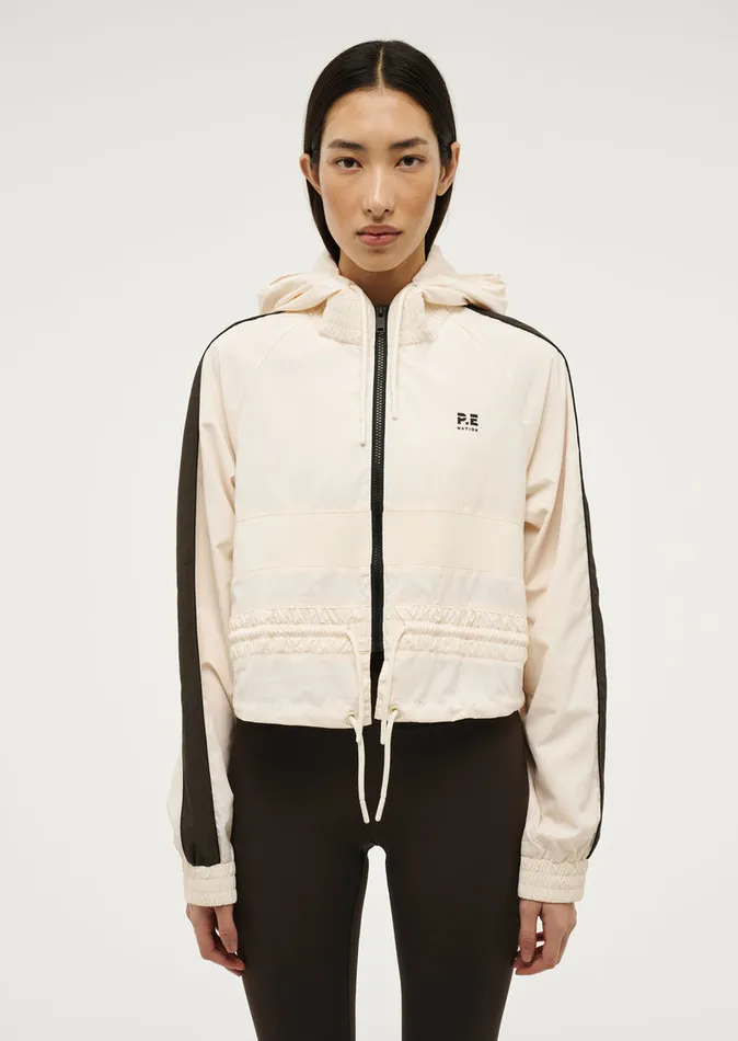Women CROPPED MAN DOWN JACKET IN WHISPER WHITE Jackets PE Nation