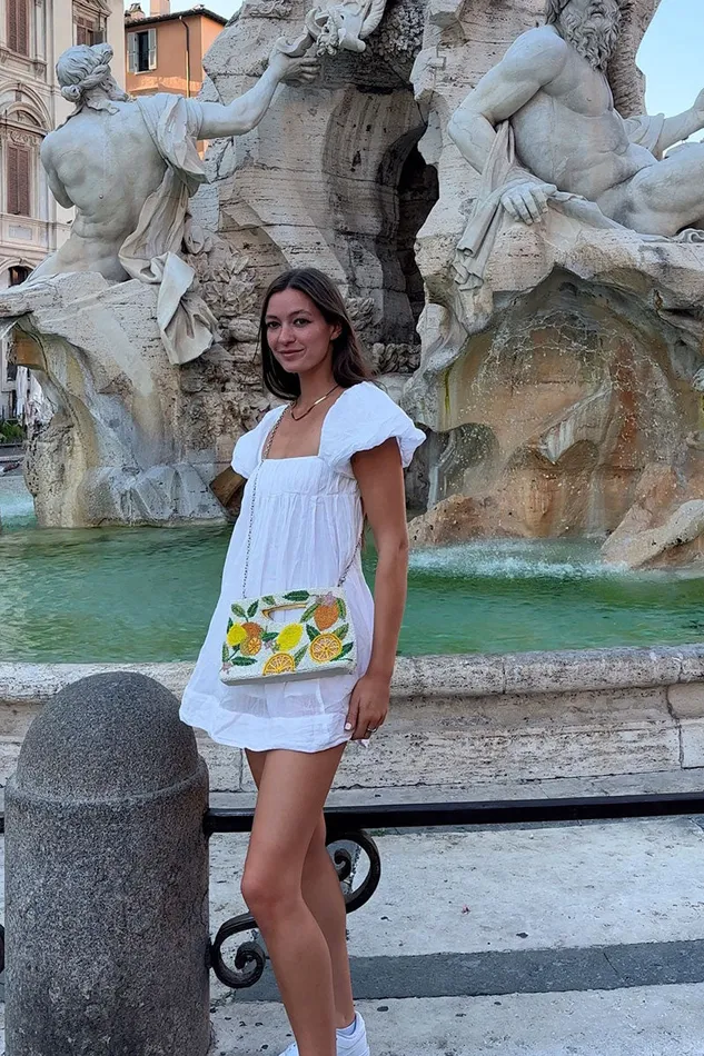 Women Crossbody Bags America and Beyond Make Lemonade Clutch