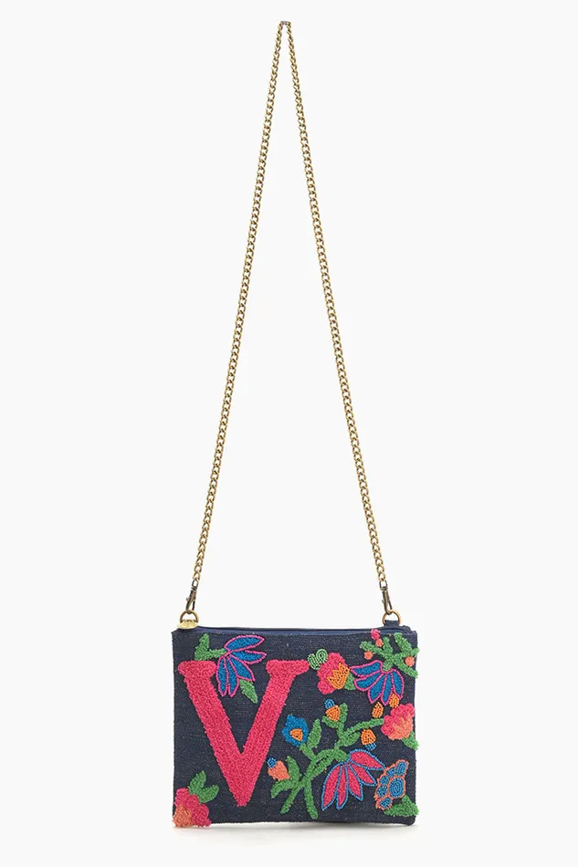 Women Crossbody Bags America and Beyond V Floral Crossbody Bag