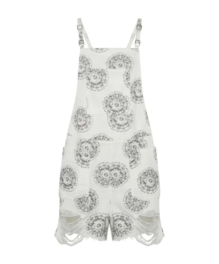 Women CYMATIC PINI DENIM PLAYSUIT One Teaspoon Denim Jumpsuits