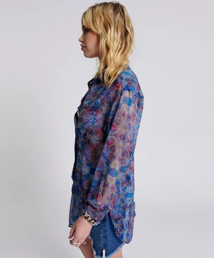 Women CYMATIC REFLECTIONS UTILITY SHIRT One Teaspoon Shirts Women CYMATIC REFLECTIONS UTILITY SHIRT One Teaspoon Shirts