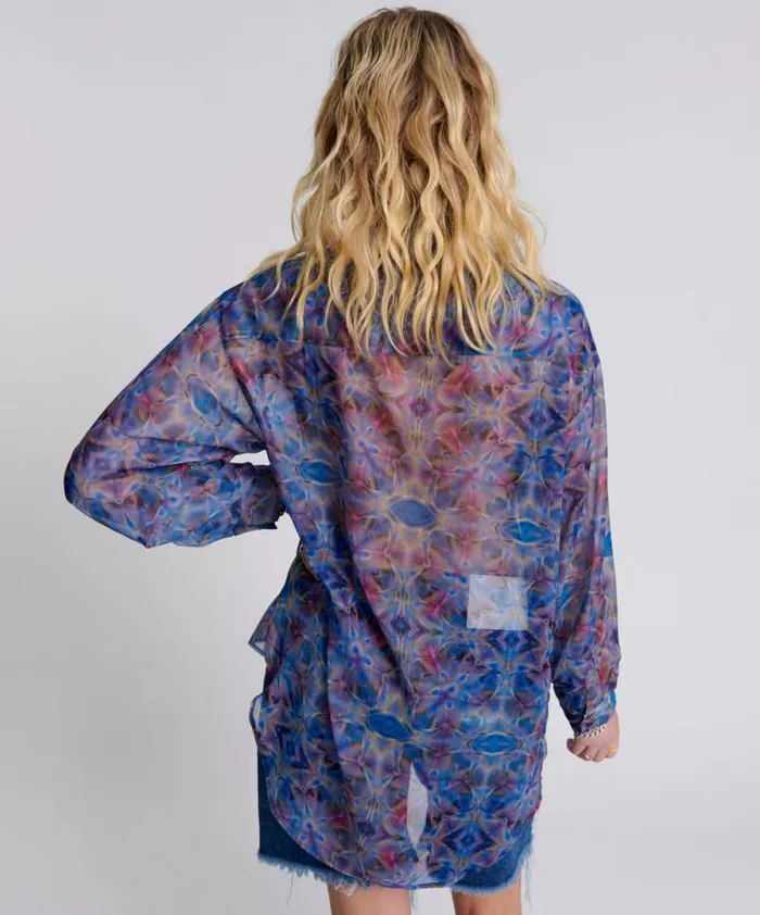 Women CYMATIC REFLECTIONS UTILITY SHIRT One Teaspoon Shirts Women CYMATIC REFLECTIONS UTILITY SHIRT One Teaspoon Shirts
