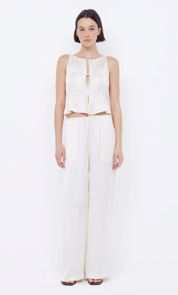 Women DELPHI GATHERED TOP 8211 IVORY Bec Bridge Sleeveless