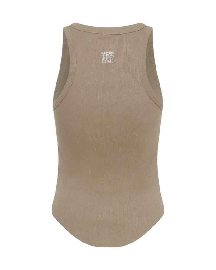 Women DISTRESSED RAMONE RIB TANK One Teaspoon Tops