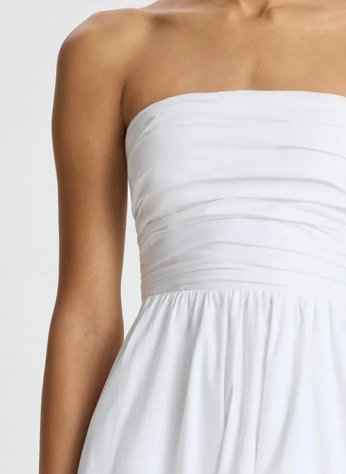 Women Dresses ALC Tate Strapless Midi Dress White