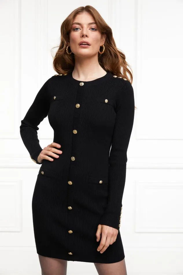 Women Dresses Holland Cooper Hepburn Mini Dress Black