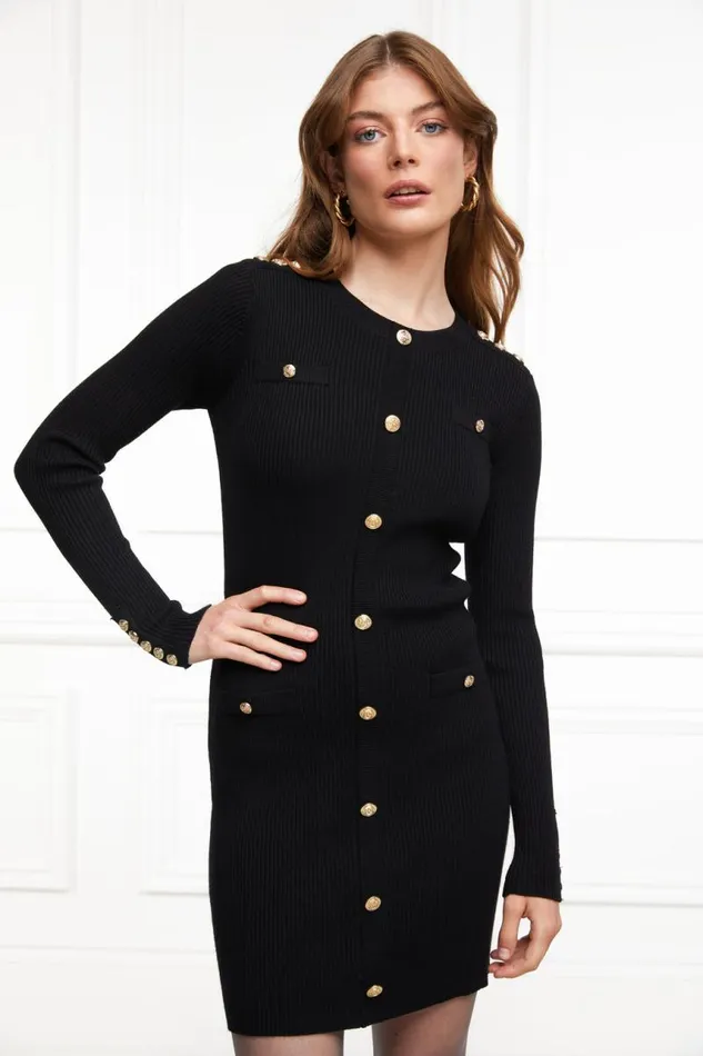 Women Dresses Holland Cooper Hepburn Mini Dress Black