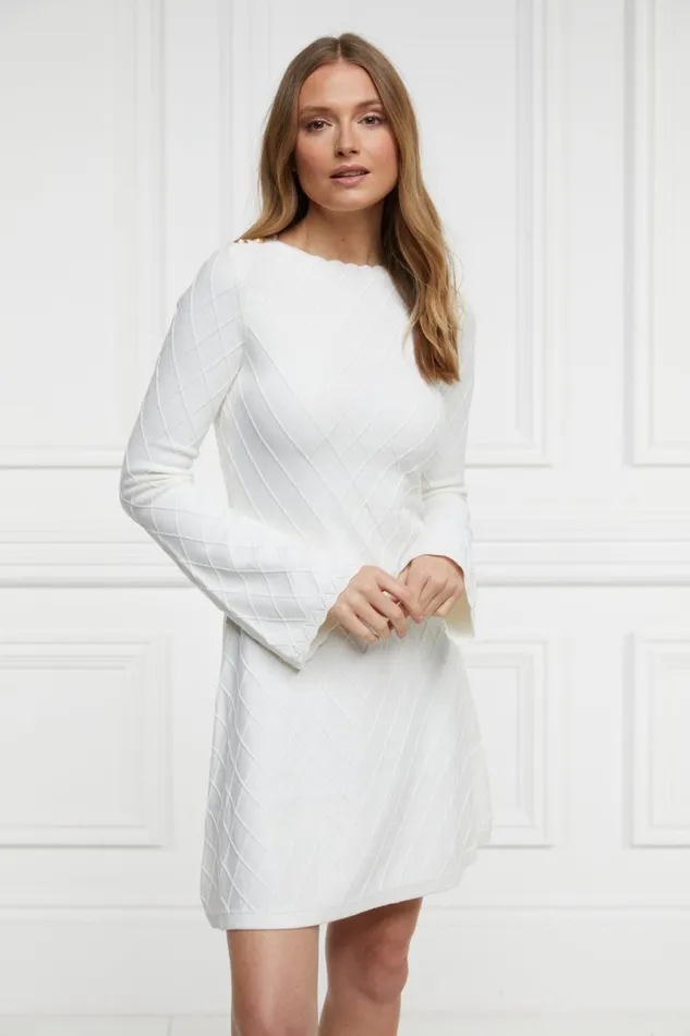 Women Dresses Holland Cooper Olive Mini Dress White