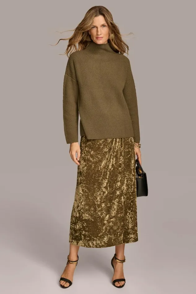 Women DROP SHOULDER SWEATER Beech Donna Karan New York Sweaters And Tops Women DROP SHOULDER SWEATER Beech Donna Karan New York Sweaters And Tops