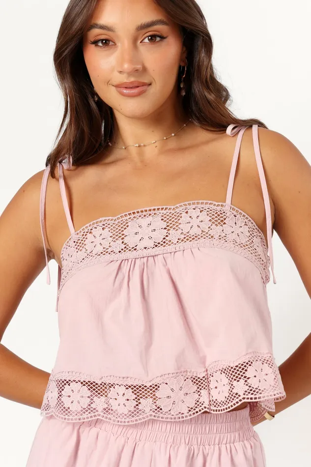 Women Elsie Two Piece Set Mauve Matching Sets Petal and Pup