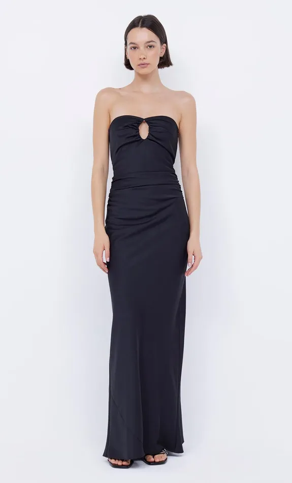 Women EMILIA STRAPLESS DRESS 8211 BLACK Bec Bridge Maxi Dresses