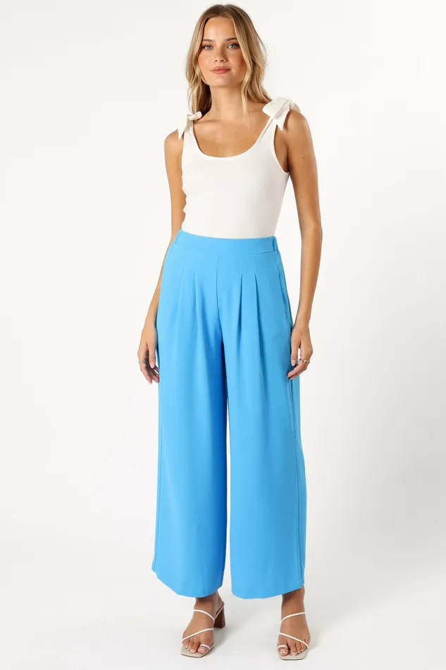 Women Enya Pants Blue Pants Petal and Pup