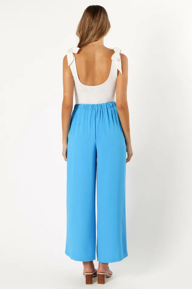 Women Enya Pants Blue Pants Petal and Pup