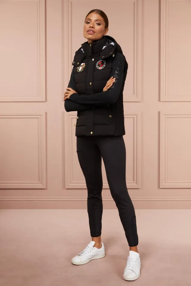 WomenEquestrian Gilets Holland Cooper Team HC Gilet Black WomenEquestrian Gilets Holland Cooper Team HC Gilet Black