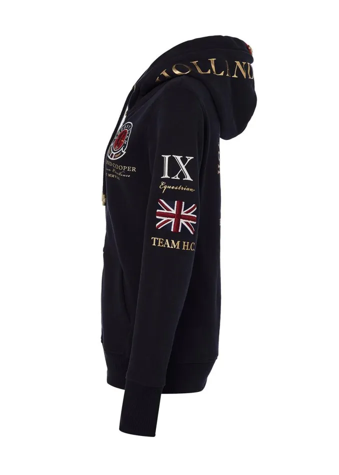 WomenEquestrian Hoodies Holland Cooper Team Hoodie Navy WomenEquestrian Hoodies Holland Cooper Team Hoodie Navy