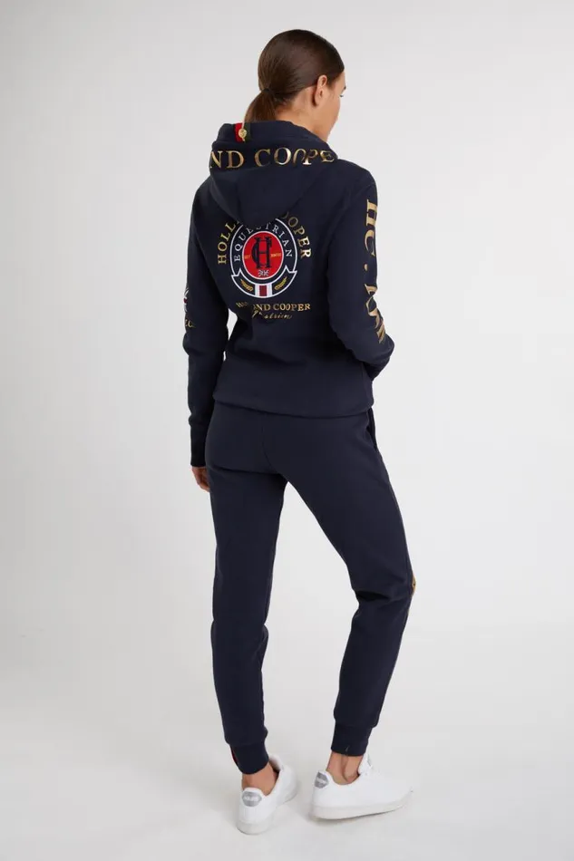 WomenEquestrian Hoodies Holland Cooper Team Hoodie Navy WomenEquestrian Hoodies Holland Cooper Team Hoodie Navy