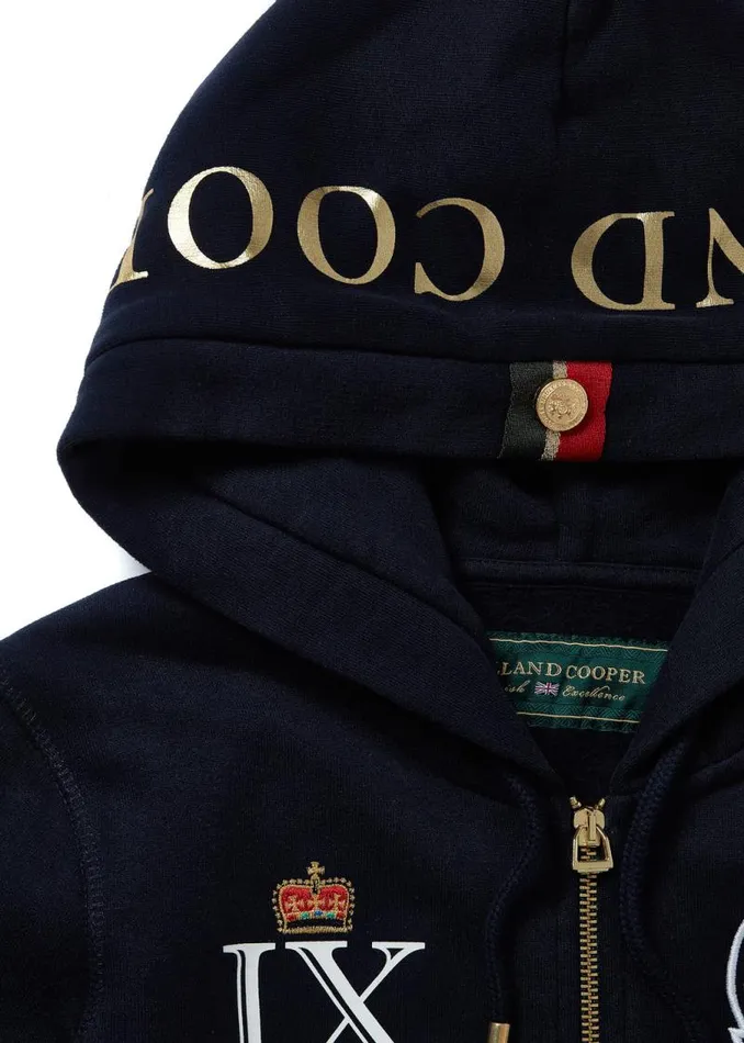WomenEquestrian Hoodies Holland Cooper Team Hoodie Navy WomenEquestrian Hoodies Holland Cooper Team Hoodie Navy