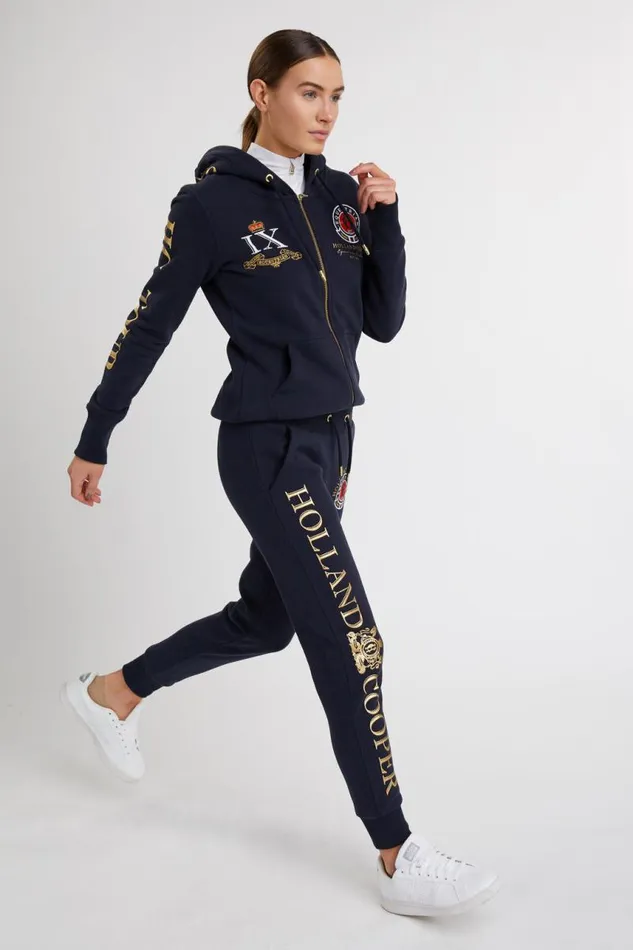 WomenEquestrian Hoodies Holland Cooper Team Hoodie Navy WomenEquestrian Hoodies Holland Cooper Team Hoodie Navy