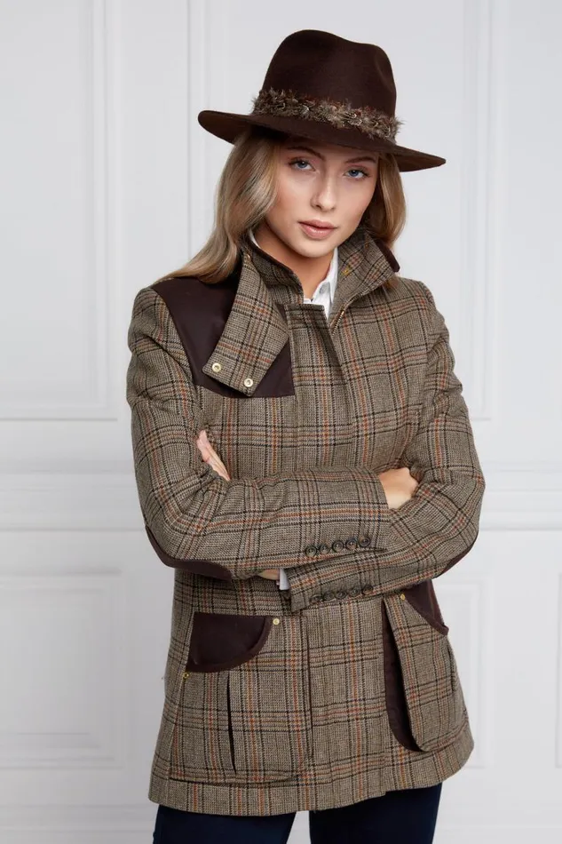 WomenEquestrian In Stock Tailoring Holland Cooper Country Classic Jacket Bourbon Tweed